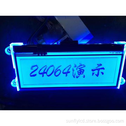STN 240x64 Dots COG Graphics LCD Module with Resistive Touch PanelNew